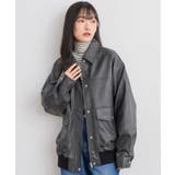 Fレザーブルゾン | RETRO GIRL | 詳細画像14 