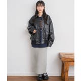 Fレザーブルゾン | RETRO GIRL | 詳細画像2 