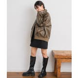 Fレザーブルゾン | RETRO GIRL | 詳細画像28 
