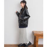 Fレザーブルゾン | RETRO GIRL | 詳細画像3 
