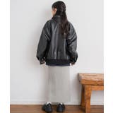 Fレザーブルゾン | RETRO GIRL | 詳細画像4 