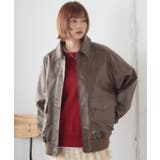 BRN0 | Fレザーブルゾン | RETRO GIRL
