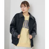 BLK1 | ドッキングFレザーJK | RETRO GIRL