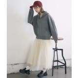 フリル切り替えチュールSK | RETRO GIRL | 詳細画像4 