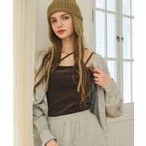 BRN0 | ラメベロアカップ付キャミ | RETRO GIRL