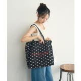 P/BLK | 撥水ナイロンBIGトート | RETRO GIRL