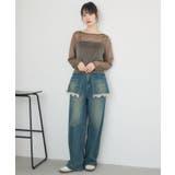 クルーネックシアートップス | RETRO GIRL | 詳細画像2 