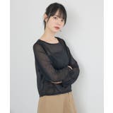 クルーネックシアートップス | RETRO GIRL | 詳細画像23 