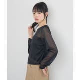 クルーネックシアートップス | RETRO GIRL | 詳細画像25 