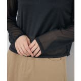 クルーネックシアートップス | RETRO GIRL | 詳細画像29 