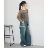 クルーネックシアートップス | RETRO GIRL | 詳細画像3 