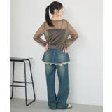 クルーネックシアートップス | RETRO GIRL | 詳細画像4 