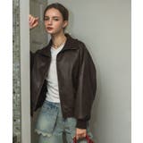 襟リブレザーBZ | RETRO GIRL | 詳細画像1 