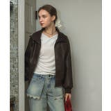 襟リブレザーBZ | RETRO GIRL | 詳細画像2 