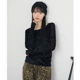 ボートネックベロアロンTEE | RETRO GIRL | 詳細画像19 
