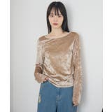ボートネックベロアロンTEE | RETRO GIRL | 詳細画像27 