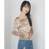 ボートネックベロアロンTEE | RETRO GIRL | 詳細画像28 