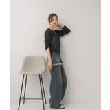 モール刺繍ロンTEE | RETRO GIRL | 詳細画像15 