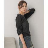 モール刺繍ロンTEE | RETRO GIRL | 詳細画像19 