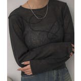 モール刺繍ロンTEE | RETRO GIRL | 詳細画像31 