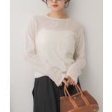 WHT4 | モール刺繍ロンTEE | RETRO GIRL