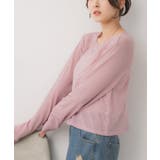 PNK0 | モール刺繍ロンTEE | RETRO GIRL