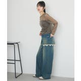 スカートドッキングデニムPT | RETRO GIRL | 詳細画像11 