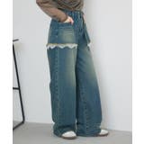 スカートドッキングデニムPT | RETRO GIRL | 詳細画像13 