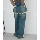 スカートドッキングデニムPT | RETRO GIRL | 詳細画像14 