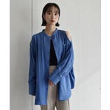 BLU0 | 肩スリットシアーSH | RETRO GIRL