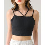 BLK1 | ショートテレコキャミ | RETRO GIRL