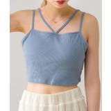 BLU0 | ショートテレコキャミ | RETRO GIRL