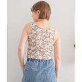 柄テレコカップ付タンク | RETRO GIRL | 詳細画像4 