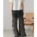 サイドリボンメッシュPT | RETRO GIRL | 詳細画像19