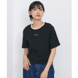 BLK1 | ロゴ刺繍ジャガードCT | RETRO GIRL