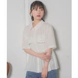 ギャザードッキング半袖SH | RETRO GIRL | 詳細画像1