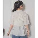 ギャザードッキング半袖SH | RETRO GIRL | 詳細画像9