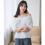 前釦オフショルBL | RETRO GIRL | 詳細画像1 