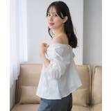 前釦オフショルBL | RETRO GIRL | 詳細画像8 