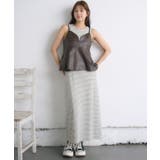 P/WHT | カップ付ノースリOP | RETRO GIRL