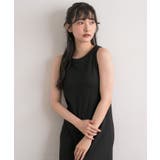 BLK1 | カップ付ノースリOP | RETRO GIRL