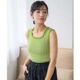 P/GRN | 柄NTタンク | RETRO GIRL