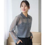 GRY1 | 襟付シアーカーデ | RETRO GIRL