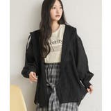 BLK1 | シアーフーディーシャツ | RETRO GIRL