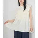 WHT4 | ウエスト切替ノースリTEE | RETRO GIRL