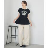 フレンチスリーブリンガーTEE | RETRO GIRL | 詳細画像2