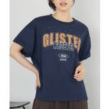 BLU0 | ビジューロゴBIGTEE | RETRO GIRL
