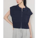 BLU0 | WZIPポリNTベスト | RETRO GIRL