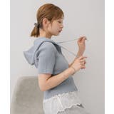 フーディWZIPカーデ | RETRO GIRL | 詳細画像2