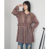 花柄シフォンチュニックOP | RETRO GIRL | 詳細画像6
